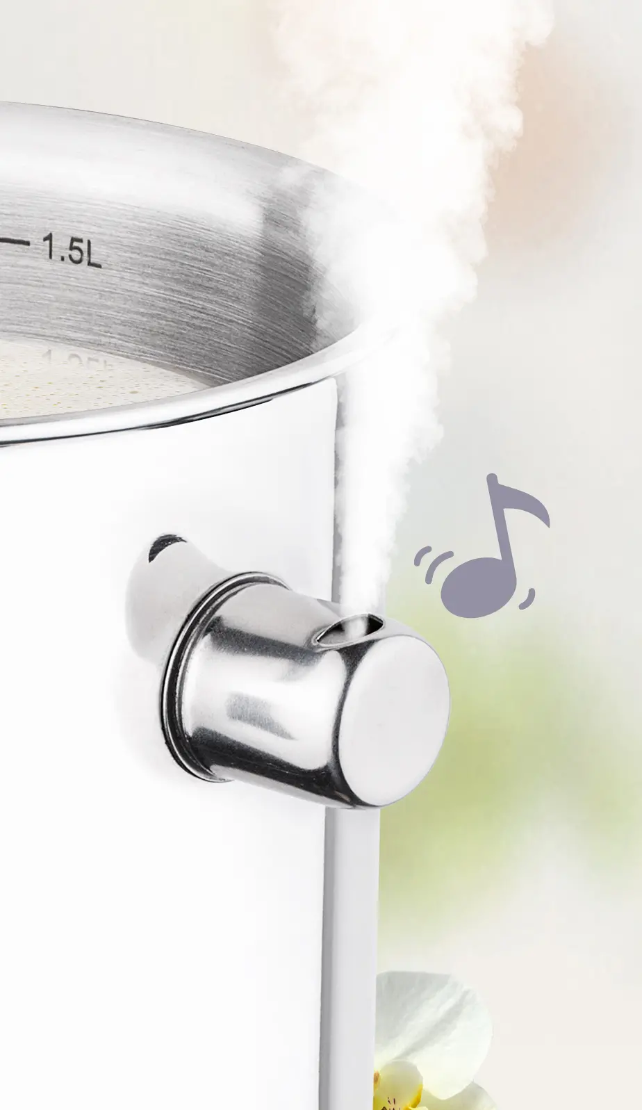 Garnek Lamart Lait LT1068 Indukcja Stal nierdzewna 1,5l