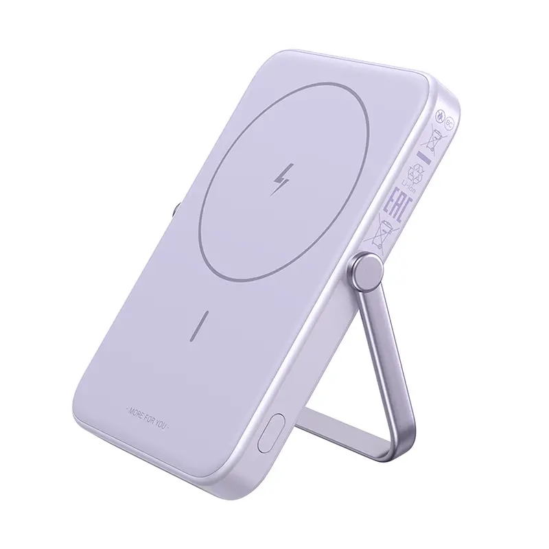 Powerbank UGREEN Uno PB571, 5000mAh 20W Magnetyczny USB-C Fioletowy