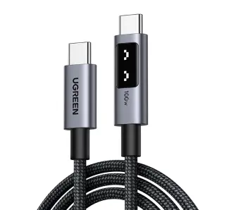 Kabel UGREEN USB-C do USB-C Uno L509 100W 2m Czarny