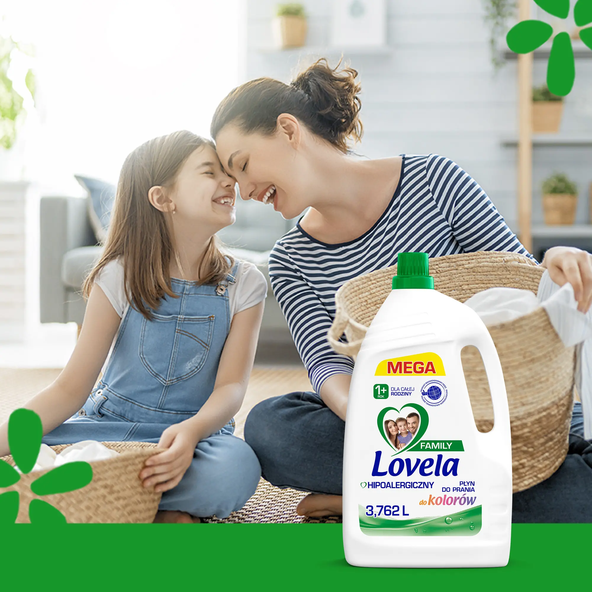 Płyn do prania Lovela Family Color 57 prań 3,762l