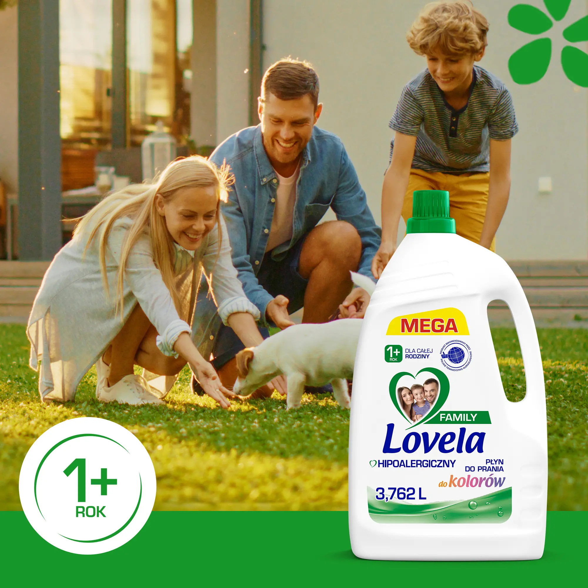 Płyn do prania Lovela Family Color 57 prań 3,762l