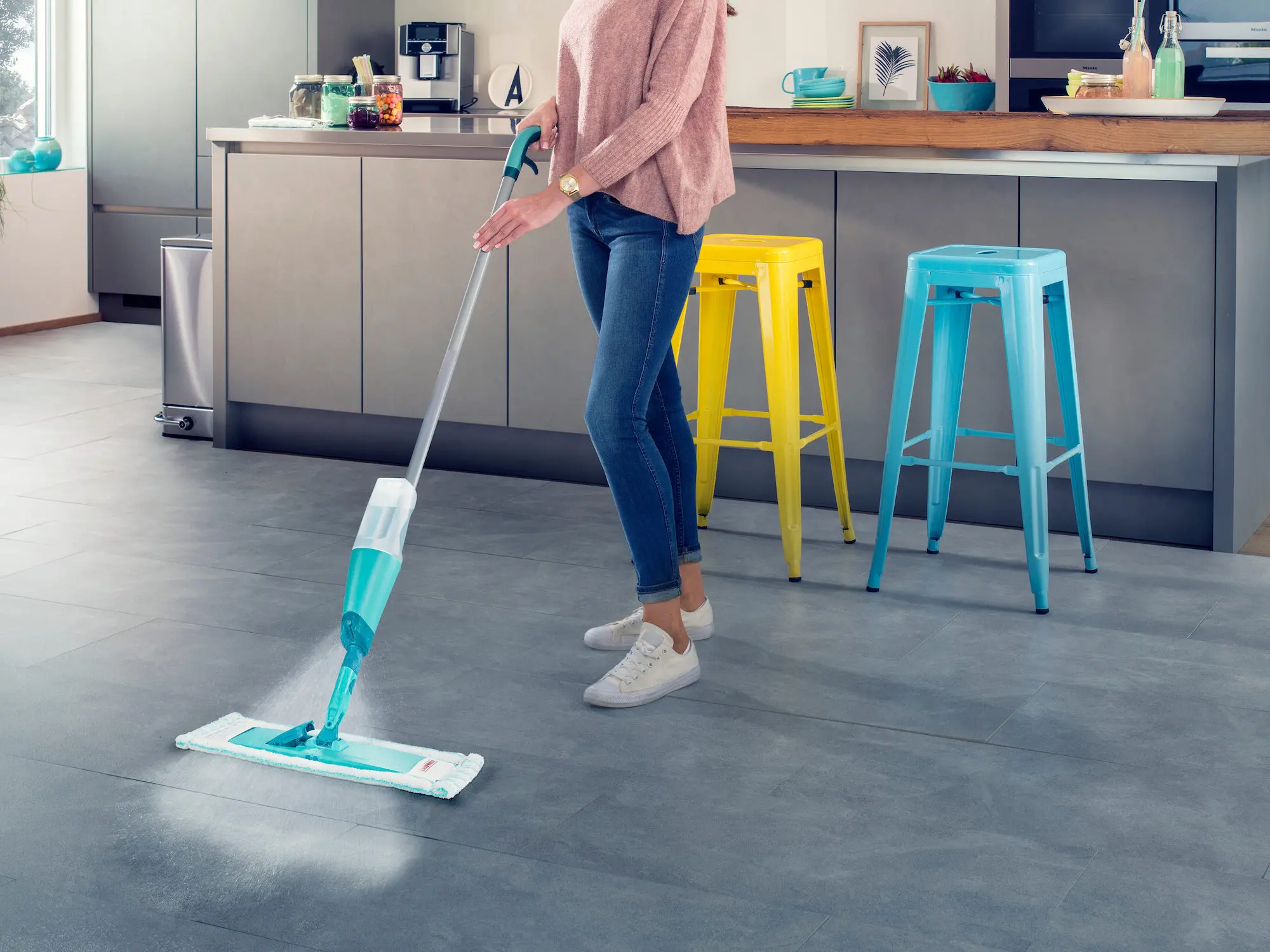 Mop płaski Leifheit Easy Spray XL 56690
