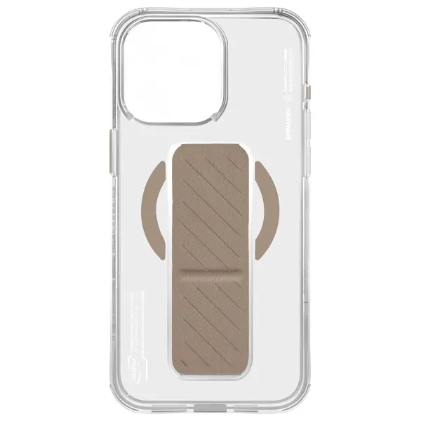 Etui Skinarma Axon Magnetic Charging + Grip Stand do iPhone 16 Pro Max Szampański