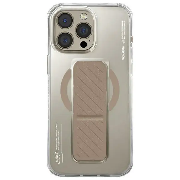 Etui Skinarma Axon Magnetic Charging + Grip Stand do iPhone 16 Pro Max Szampański