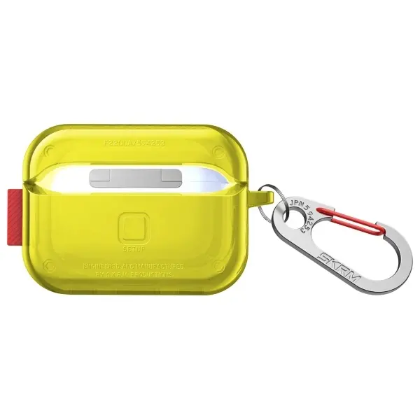 Etui na słuchawki Skinarma Saido do AirPods Pro 2 Żółty