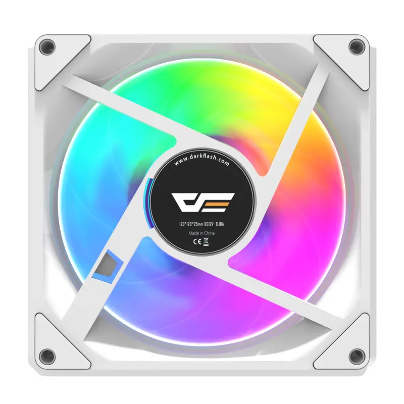 Wentylator Darkflash Gauss G24 120mm Biały