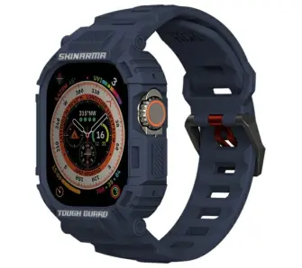 Pasek Skinarma Mecha 2in1 do Apple Watch 49mm Granatowy