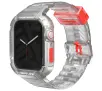 Pasek Skinarma Saido 2w1 do Apple Watch 45/44mm Przezroczysty