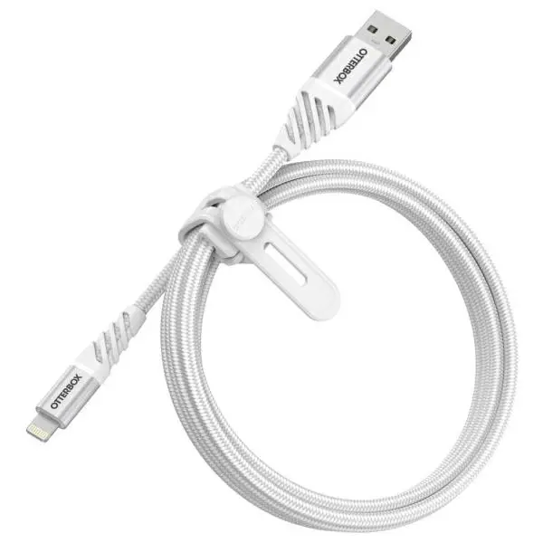 Kabel OtterBox Premium USB-A - Lightning 1m Biały