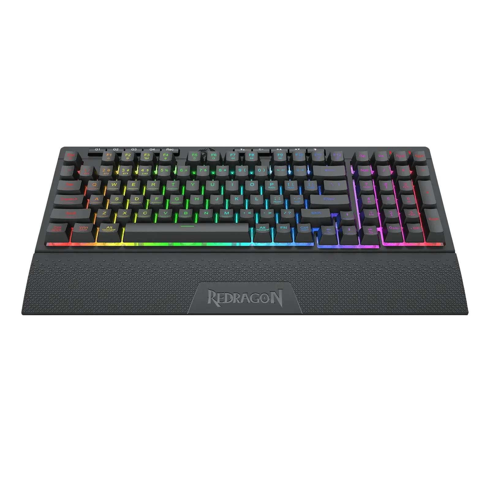Klawiatura membranowa Redragon K515-RGB SHIVA 98 Linear Switch Czarny