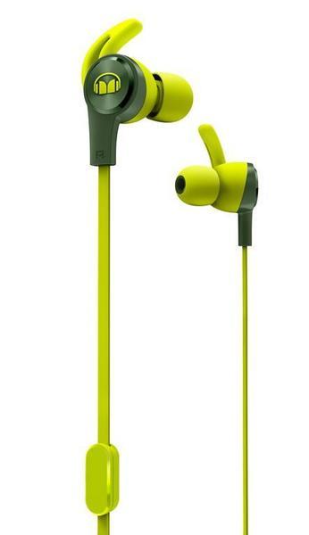Słuchawki przewodowe Monster iSport Achieve (zielony)