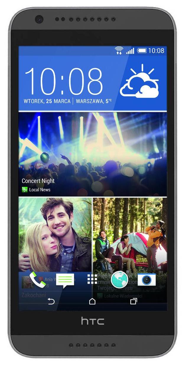 Smartfon HTC Zestaw One A9 (Carbon gray) + Desire 620G (szary)