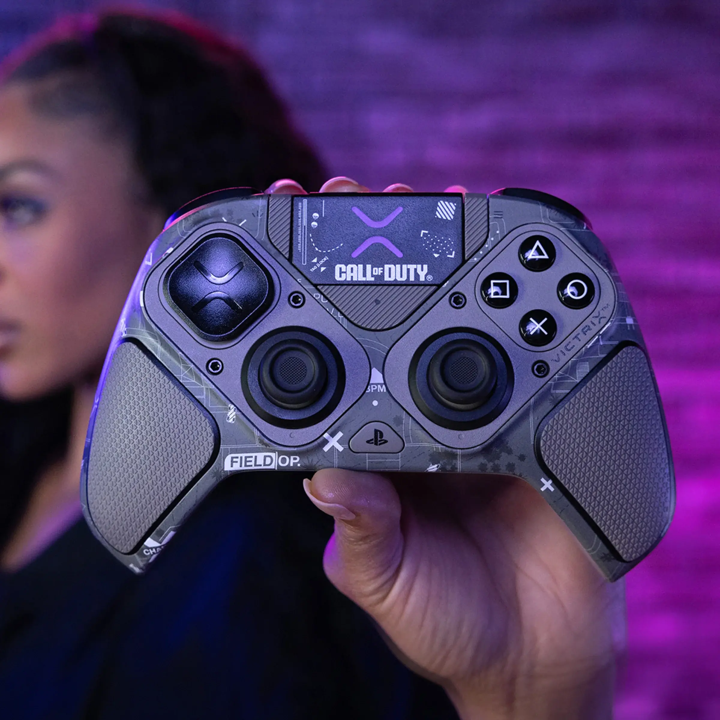 Pad Victrix Victrix PRO BFG Call of Duty Field Op do PS5, PS4, PC Bezprzewodowy/Przewodowy Szary