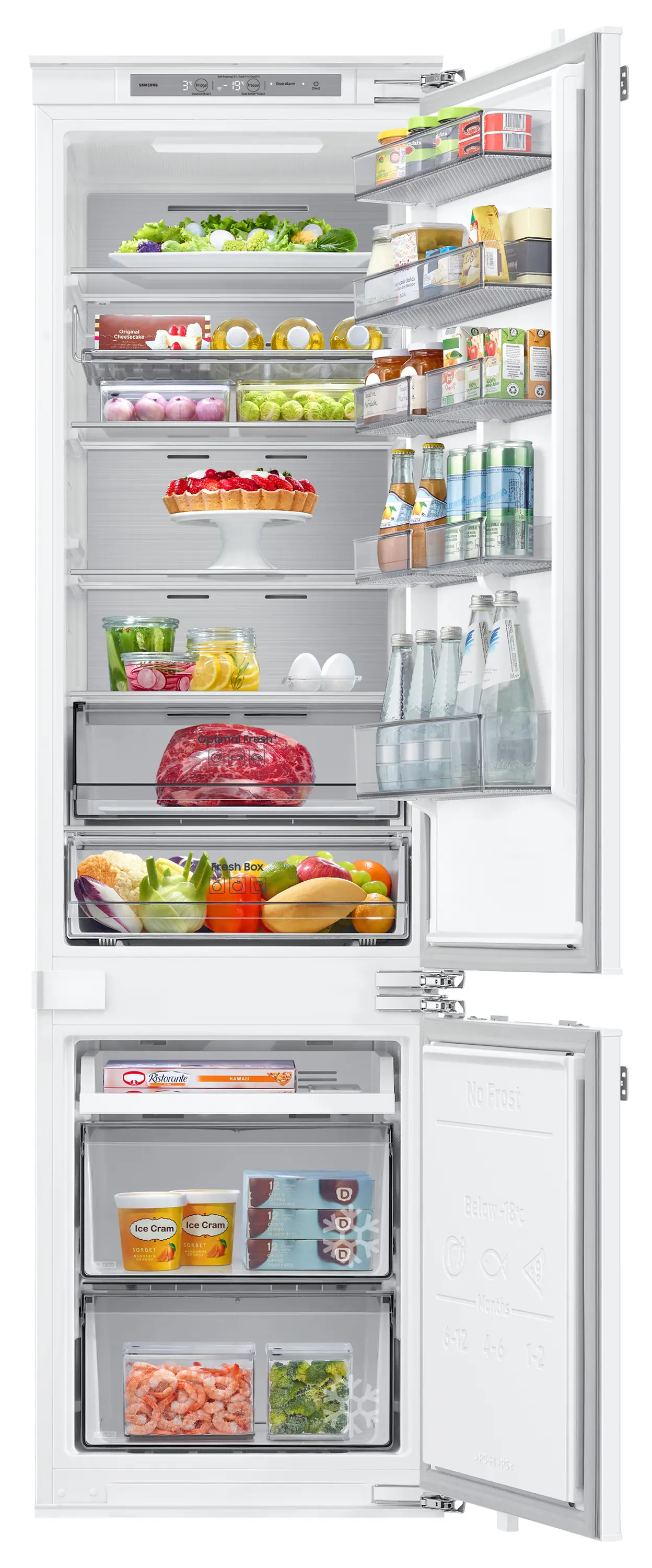 Samsung BRB80F30ADF0EO Pełny No Frost 193,5cm Komora świeżości Zdalne sterowanie