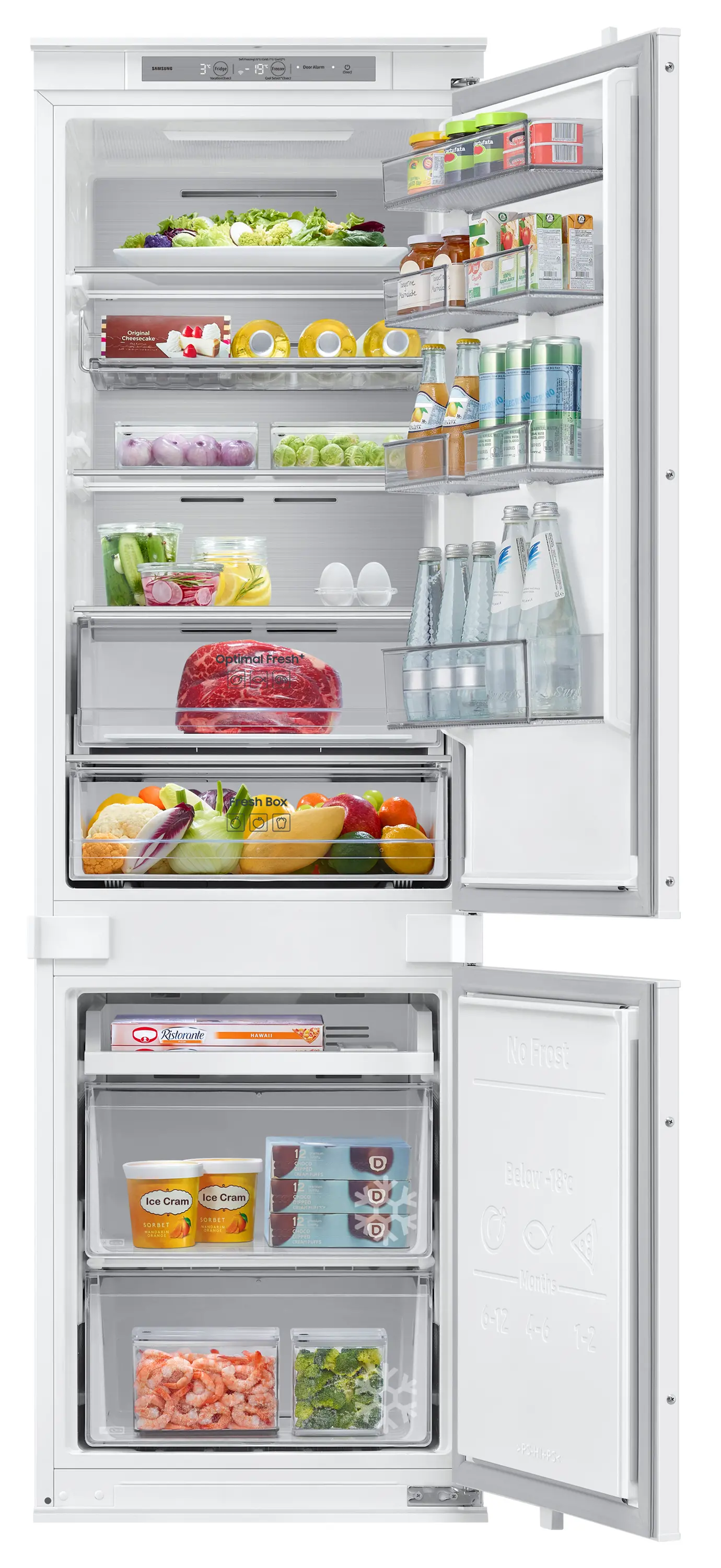 Samsung BRB80F26ADS0EO Pełny No Frost 177,5cm Komora świeżości Zdalne sterowanie