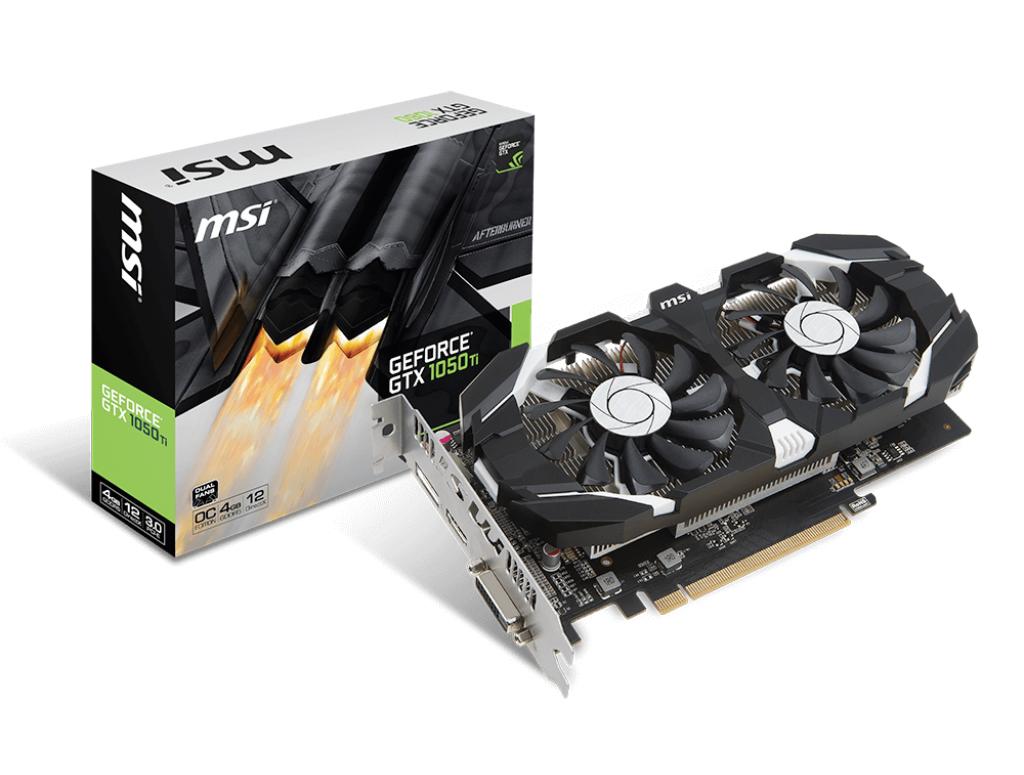MSI GeForce GTX 1050 TI 4GT OC DDR5 128bit