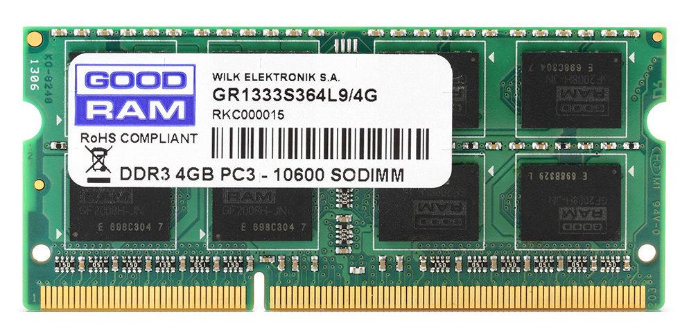 Pamięć GoodRam DDR3 4GB PC1333 CL9
