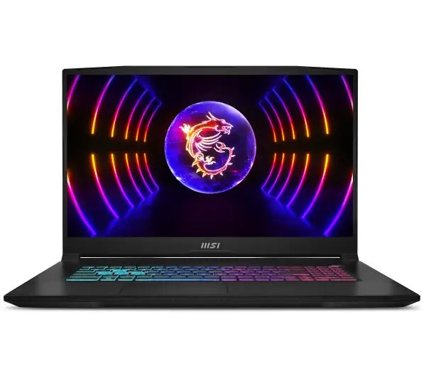 Laptop gamingowy MSI Katana 17 B12VEK-1034XPL 17,3" 144Hz i5-12450H 16GB RAM 512GB Dysk SSD RTX4050 DLSS3 Czarny