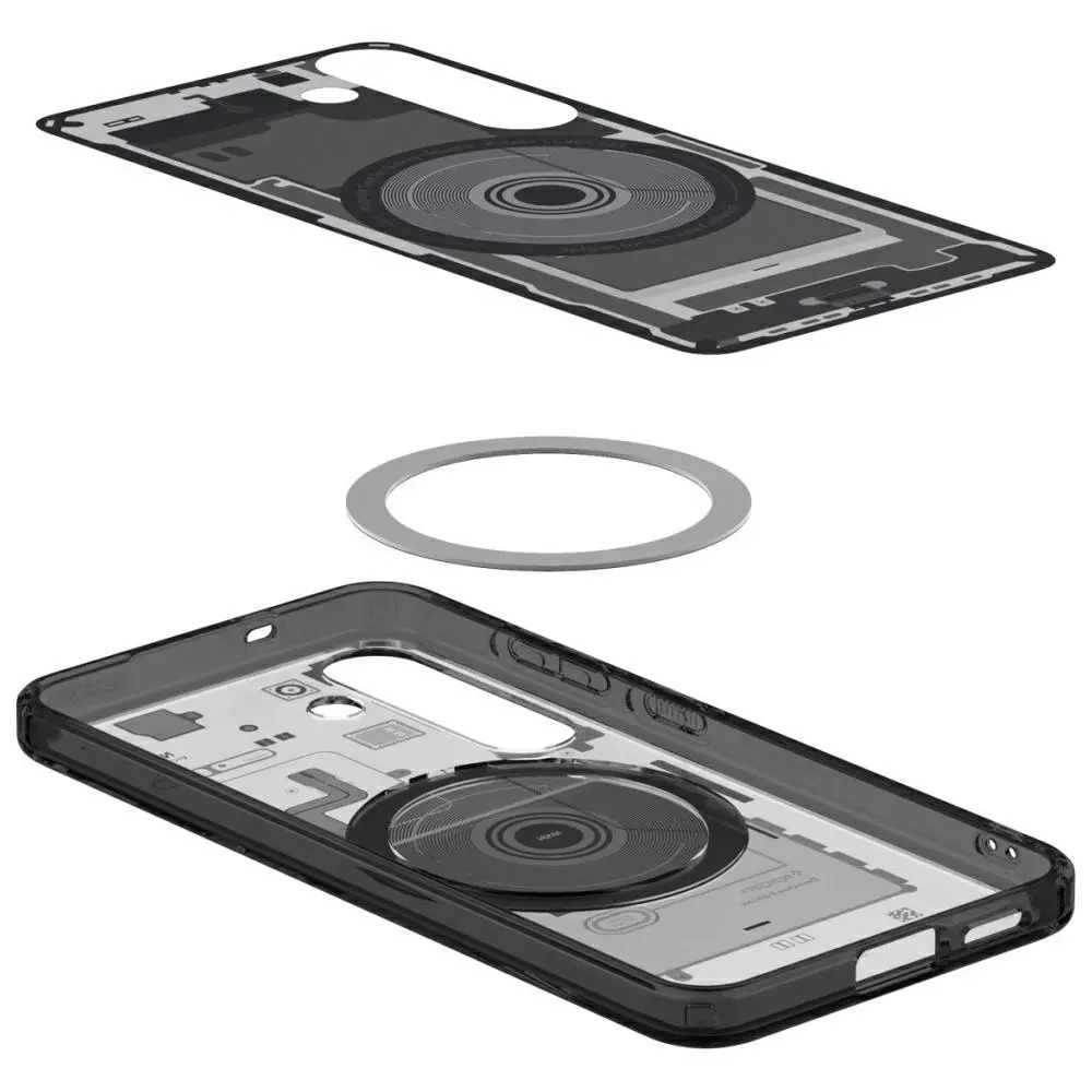 Etui Spigen Ultra Hybrid Mag MagSafe do Galaxy S25 Czarny
