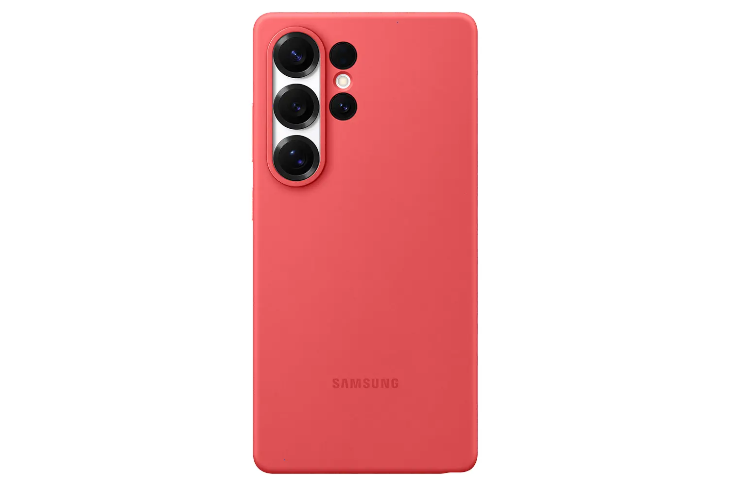 Etui Samsung Silicone Cover do Galaxy S25 Ultra Czerwony