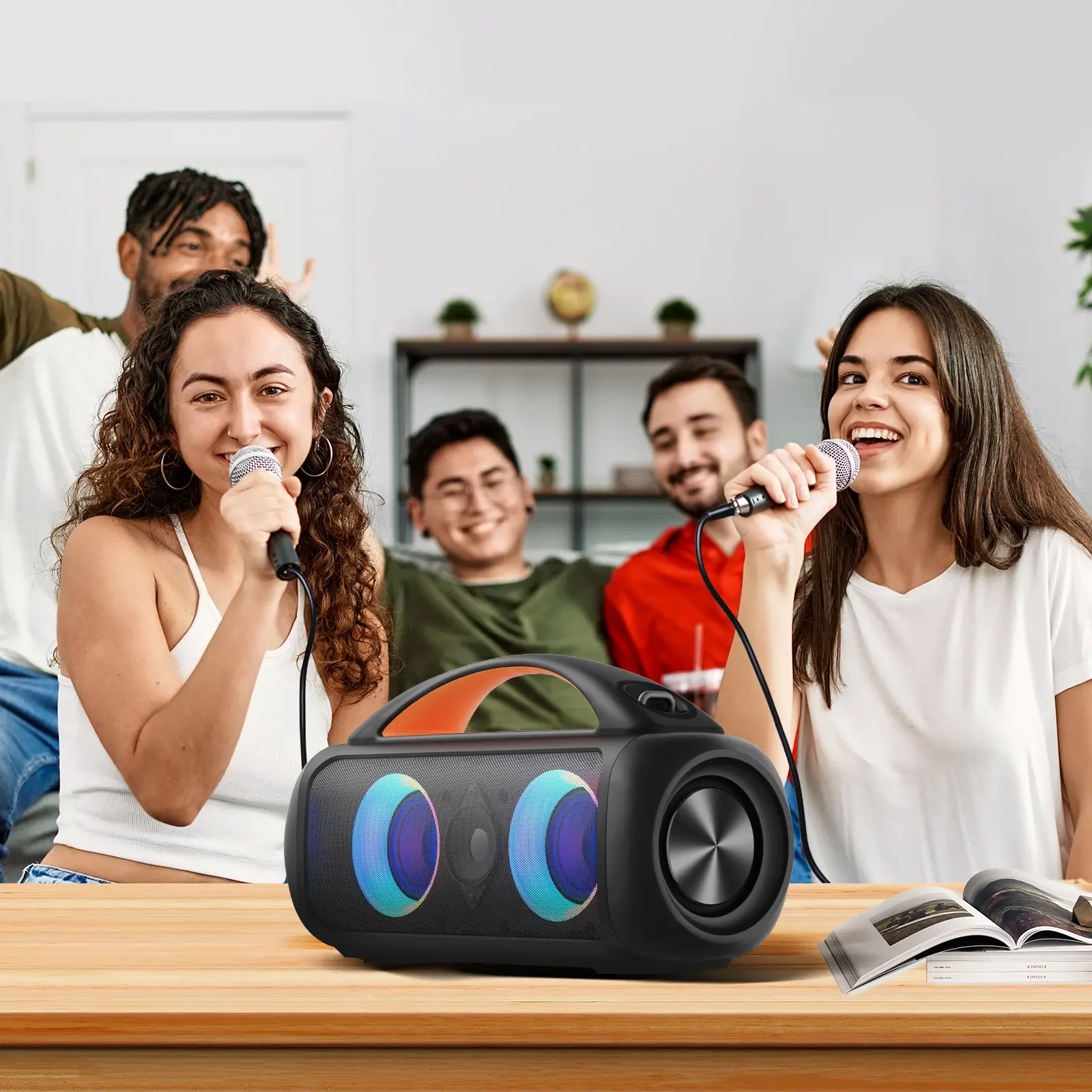 Głośnik Bluetooth Earfun UBOOM Raver 90W Czarny