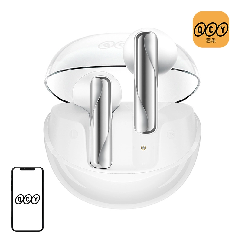 Słuchawki bezprzewodowe QCY AilyBuds Clear T32 Douszne Bluetooth 5.3 Biały