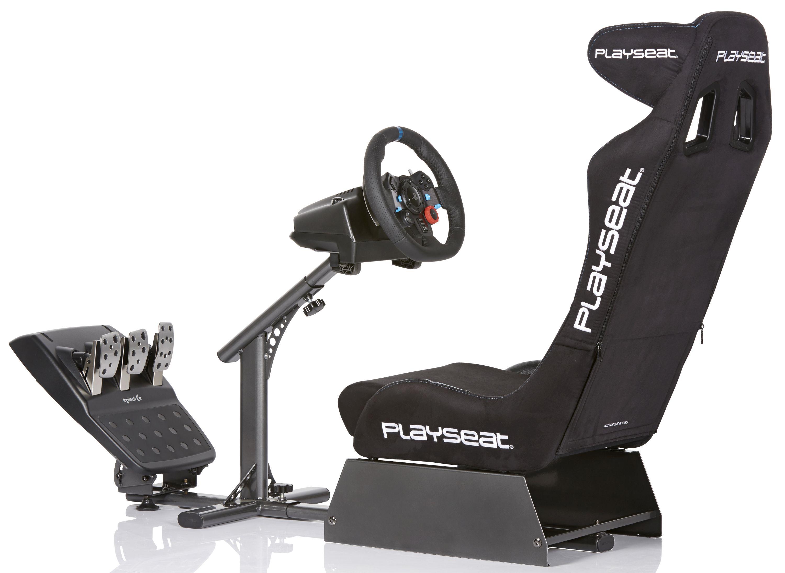 Fotel Playseat® Evolution Pro Alcantara - wyścigowy - tkanina - do 122kg