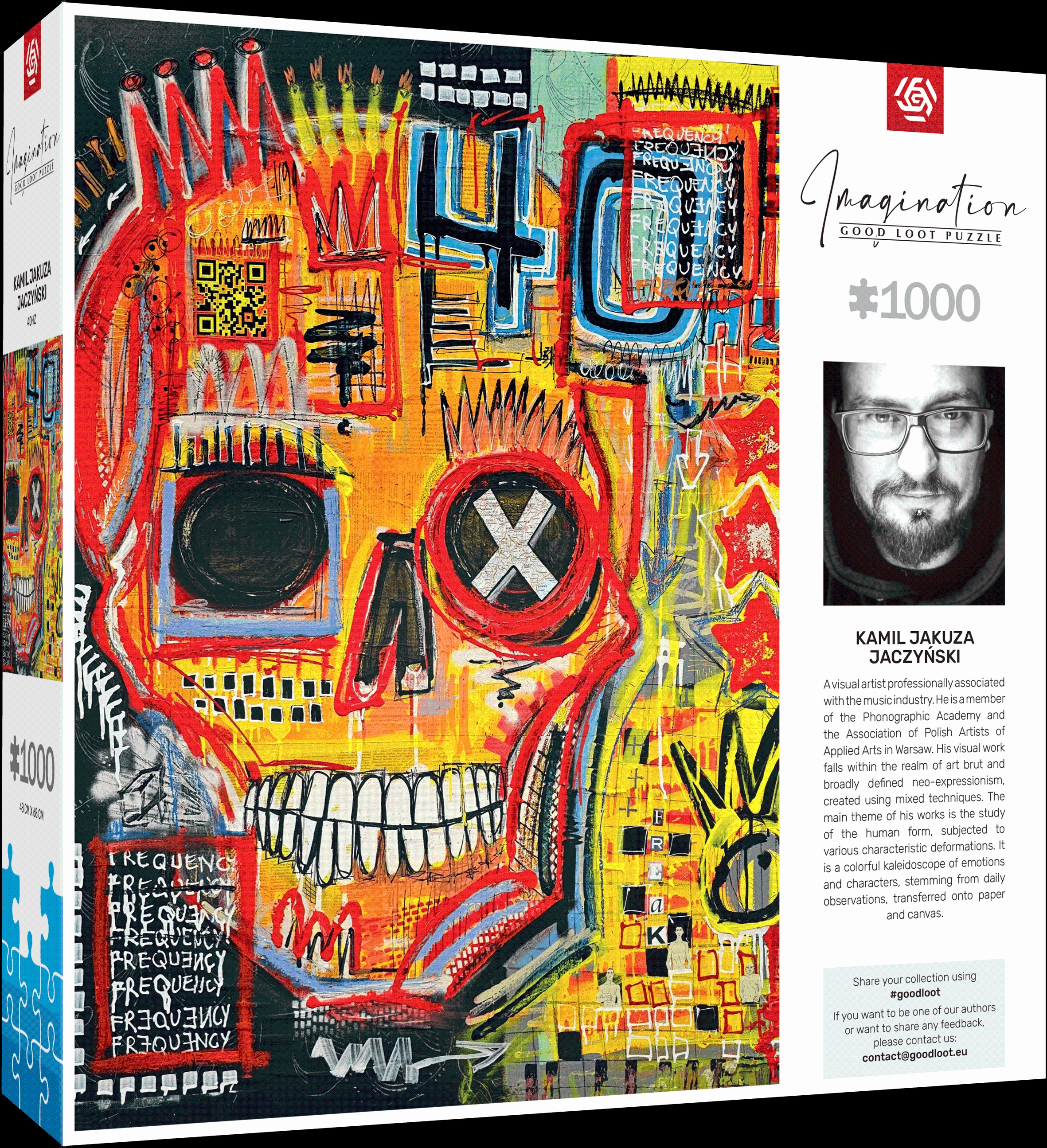 Puzzle Good Loot Kamil "Jakuza" Jaczyński 40 HZ Imagination Puzzle 1000 elementów