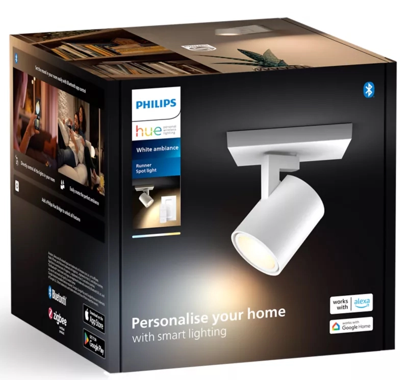 Oświetlenie punktowe Philips Hue White Ambiance Runner Biały