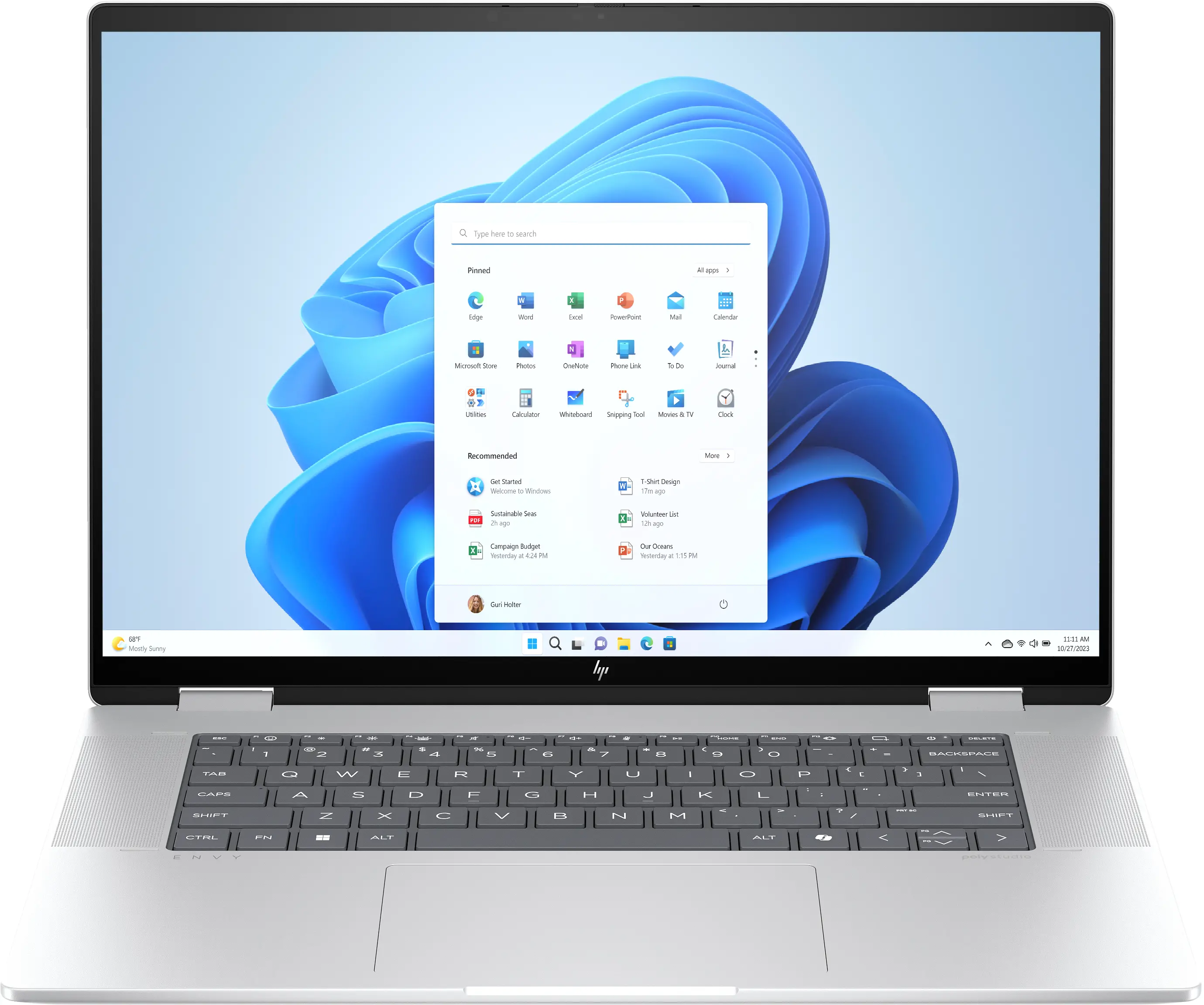 Laptop 2w1 HP Envy x360 16-ac0016nw OLED 16" 120Hz Ultra 7 155U 32GB RAM 512GB Dysk SSD Win11 Srebrny