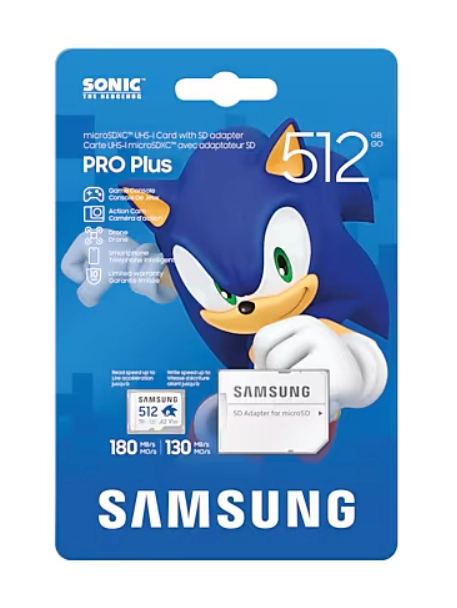 Karta pamięci Samsung PRO Plus microSD 512GB 180/130 A2 V30