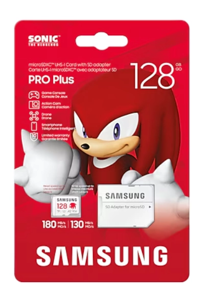 Karta pamięci Samsung PRO Plus microSD 128GB 180/130 A2 V30