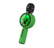 OTL Technologies Minecraft Creeper PopSing LED Light Up Wireless Karaoke 5W Zielony