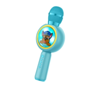 Mikrofon z głośnikiem Bluetooth OTL Technologies PAW Patrol Chase PopSing LED Light Up Wireless Karaoke 5W Morski