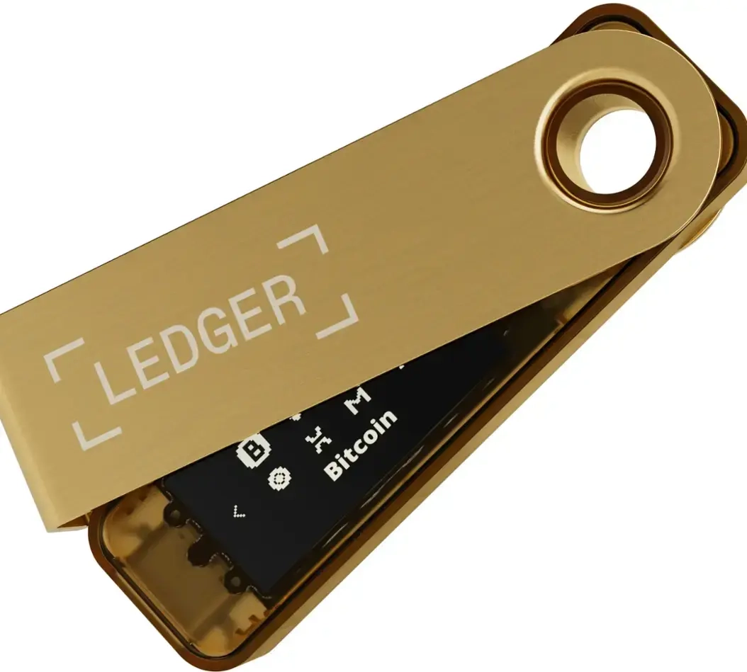 Ledger Nano S Plus Złoty, Portfel kryptowalut - cena i opinie - OleOle!