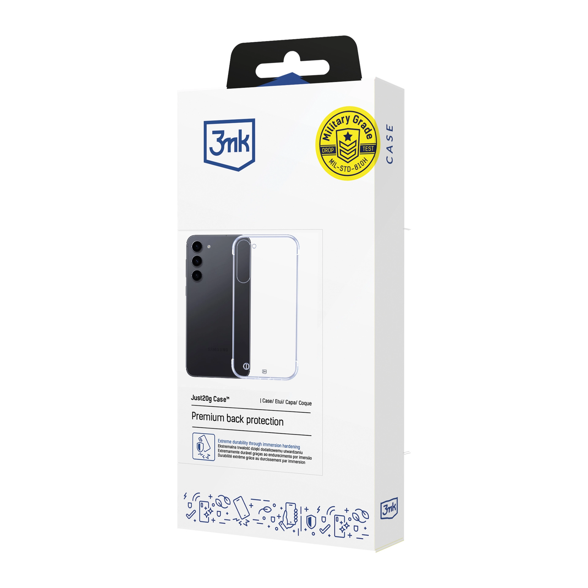 Etui 3mk Just20g Clear Case do Galaxy S23 Plus Przezroczysty
