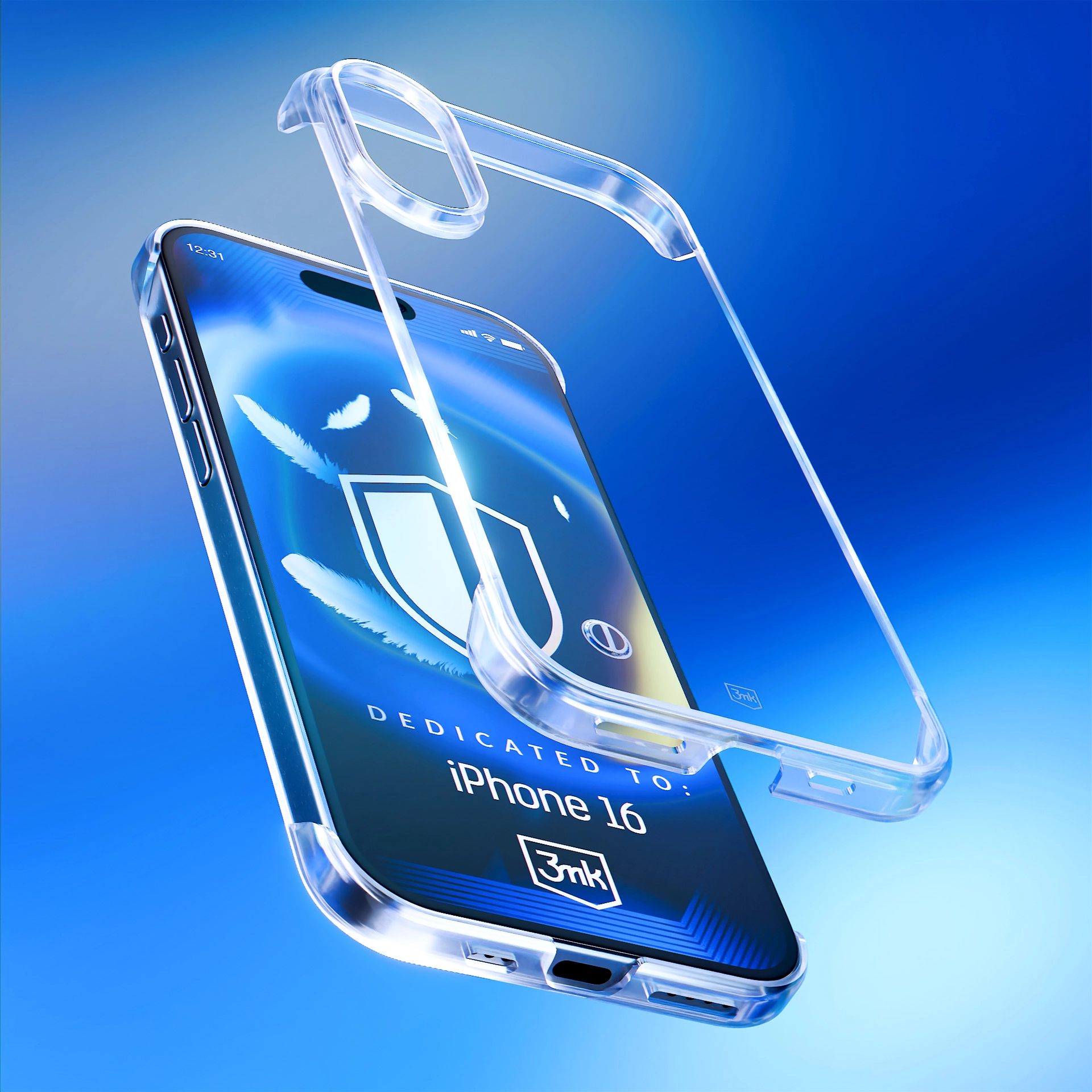 Etui 3mk Just20g Clear Case do iPhone 16 Przezroczysty