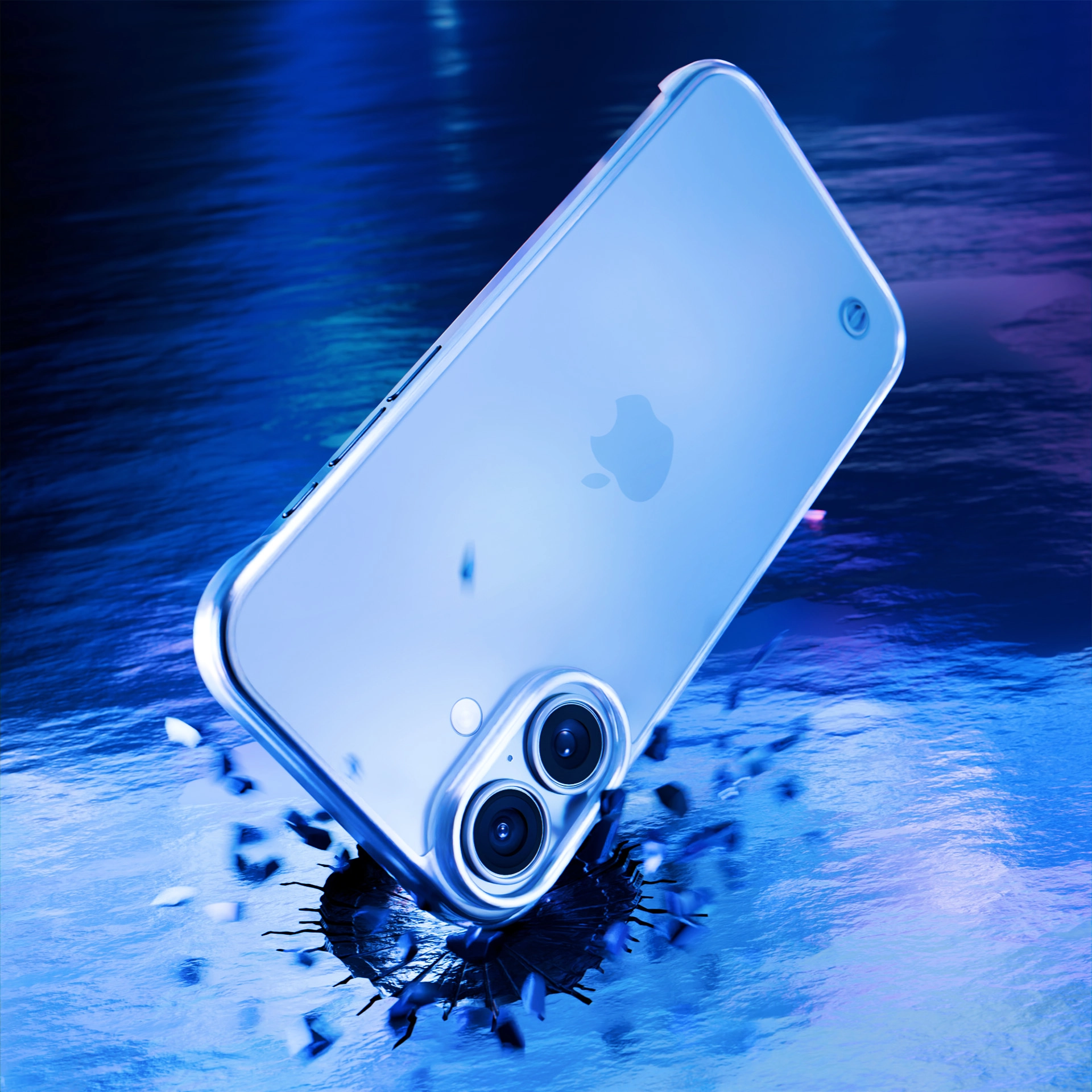 Etui 3mk Just20g Clear Case do iPhone 16 Przezroczysty
