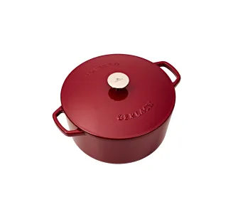 Garnek Gerlach Natur Iron Indukcja Żeliwo 5l Bordowy