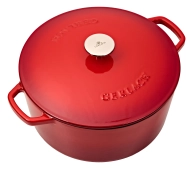 Gerlach Natur Iron Indukcja Żeliwo 5l Czerwony