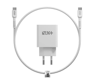 NEXT ONE 20W PD USB-C + kabel USB-C Biały