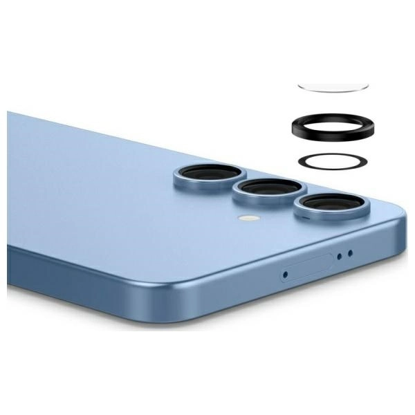 Szkło hartowane Spigen TR EZ FIT Camera Protector 2szt do Galaxy S25 Ultra Czarny