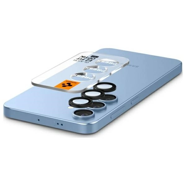 Szkło hartowane Spigen TR EZ FIT Camera Protector 2szt do Galaxy S25 Ultra Czarny