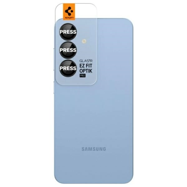 Szkło hartowane Spigen TR EZ FIT Camera Protector 2szt do Galaxy S25 Ultra Czarny