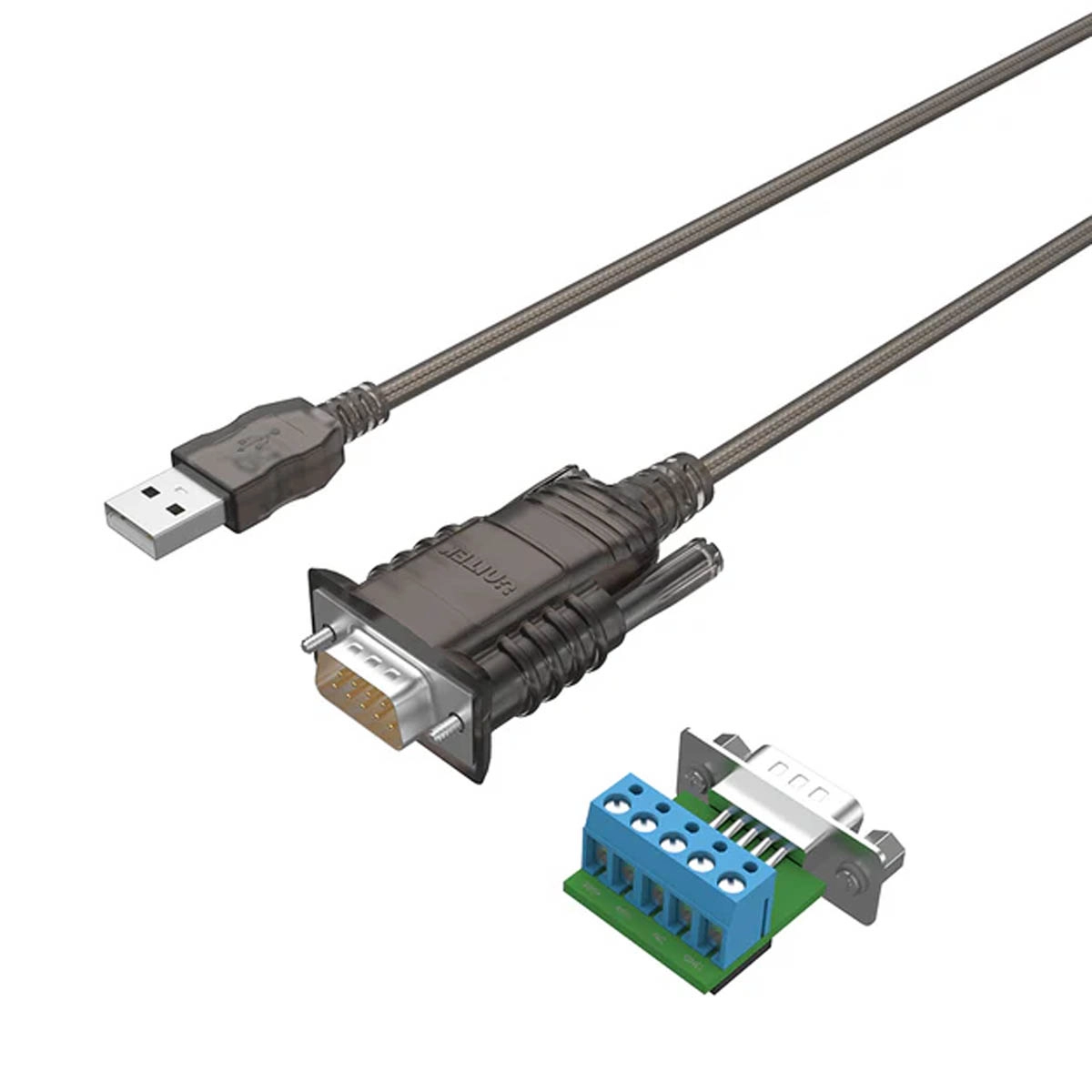 Adapter Unitek Y-108301 USB 2.0 do RS422/RS485 (DB9M) z chipsetem FTDI, 1,5m