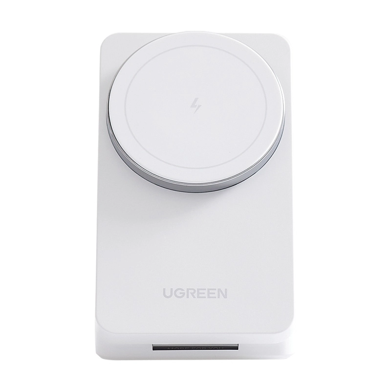 Ładowarka indukcyjna UGREEN W528 2w1 do iPhone, AirPods 20W Biały
