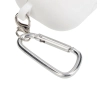 Etui na słuchawki Bizon Silikonowe z karabińczykiem do AirPods Pro 2 Biały