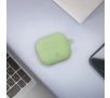 Etui na słuchawki Bizon Silikonowe z karabińczykiem do Samsung Galaxy Buds 3/3 Pro Jasnozielony