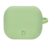 Etui na słuchawki Bizon Silikonowe z karabińczykiem do Samsung Galaxy Buds 3/3 Pro Jasnozielony