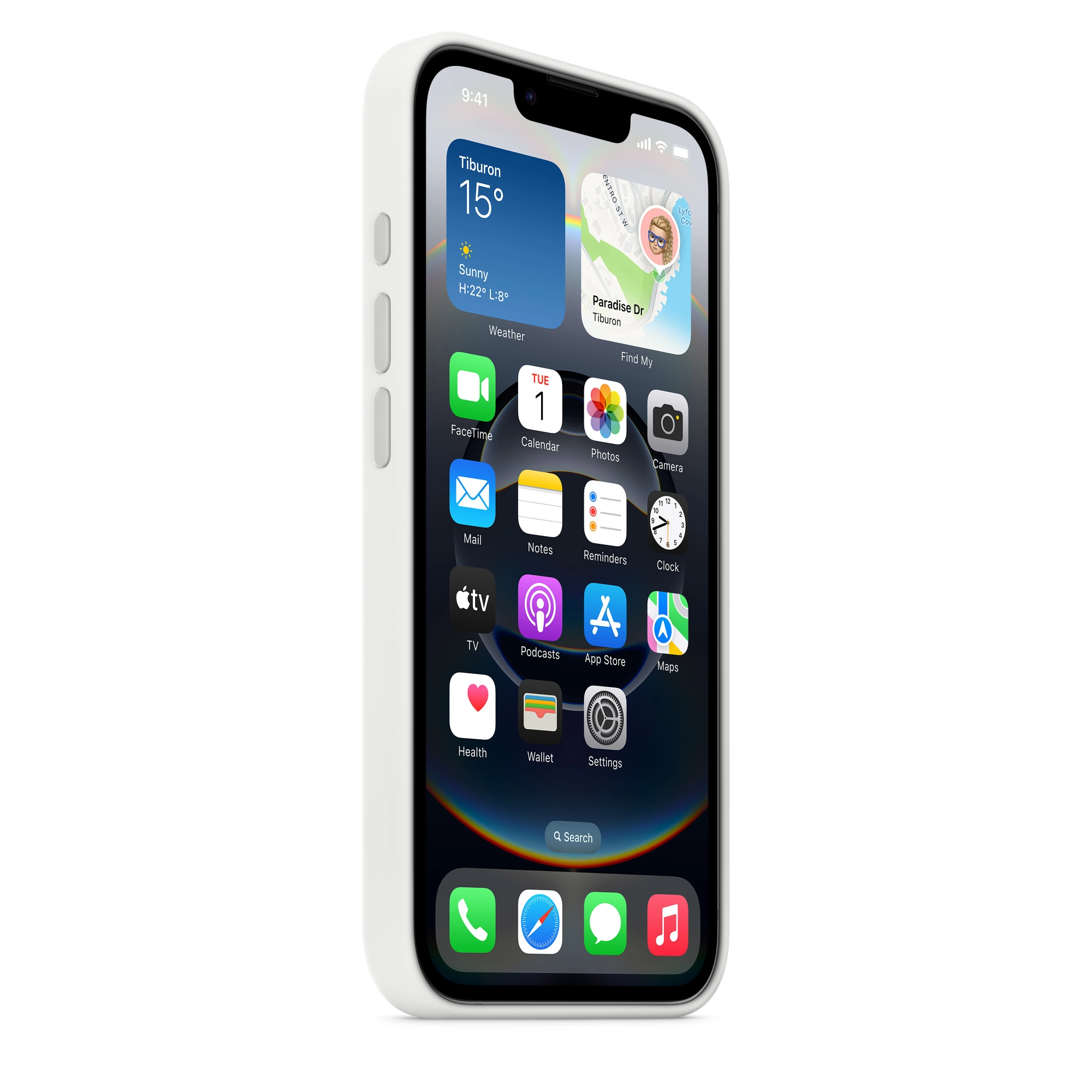 Etui Apple Silicone Case do iPhone 16e Biały